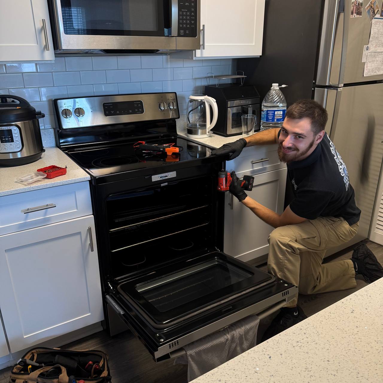 Oven, range & cooktop repair in-home service
